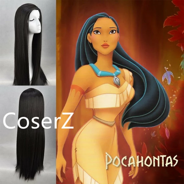 Princess Pocahontas Wig, Pocahontas Cosplay Wig 3 Princess Pocahontas Wig, Pocahontas Cosplay Wig
