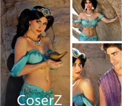 Princess Jasmine Costume, Jasmine Cosplay Costume