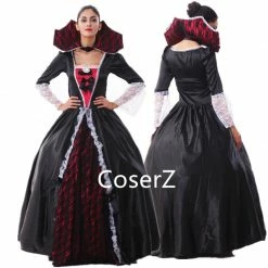 Coserz Custom Queen Of The Vampires Costume Cosplay Black Gothic Lolita Dress