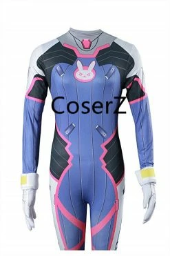 Coserz Rabbit Bodysuit Blue Cosplay Costume With Gloves