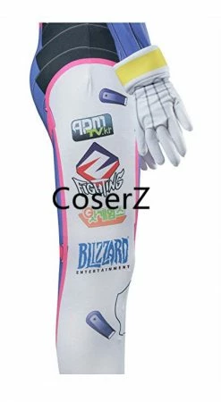 Coserz Rabbit Bodysuit Blue Cosplay Costume With Gloves