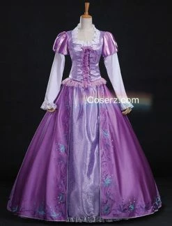 Tangled Rapunzel Dress, Princess Rapunzel Cosplay Costume For Adult Women