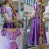 Tangled Princess Rapunzel Costume, Rapunzel Dress Cosplay Costume Custom Made