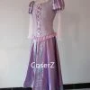 Coserz Tangled Princess Rapunzel Costume, Rapunzel Dress Cosplay Costume Custom Made