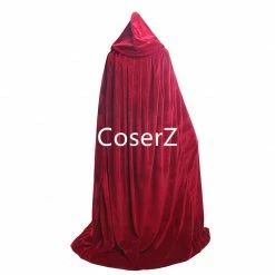 Coserz Red Hood Cloak Long Red Cloak For Adult Wizard Witch Medieval Robe Halloween Cosplay Costume Promotion 8 Coserz Red Hood Cloak Long Red Cloak For Adult Wizard Witch Medieval Robe Halloween Cosplay Costume Promotion