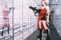 Coserz Resident Evil Biohazard Alice Cosplay Costume Red Dress