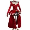Coserz Rin Tohsaka Cosplay Costume, Fate Grand Order Formal Craft Red Dress Rin Tohsaka Costume
