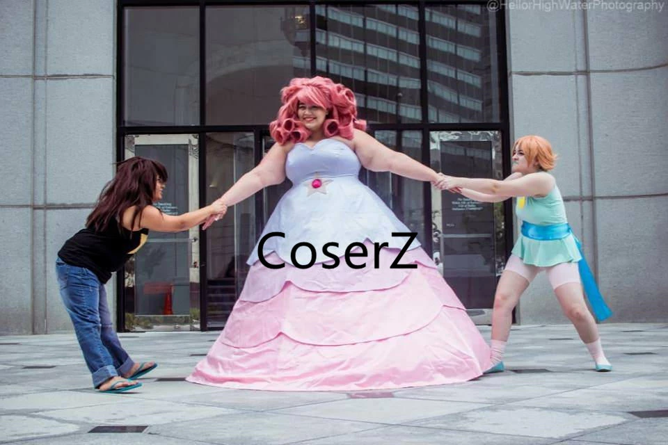 Coserz Promotion Rose Quartz Cosplay Steven Universe Dress Plus Size Steven Universe Cosplay Costume 7 Coserz Promotion Rose Quartz Cosplay Steven Universe Dress Plus Size Steven Universe Cosplay Costume