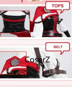 Coserz Ruby Rose Cosplay Costume, RWBY Cosplay 3 Season Ruby Costume 15 Coserz Ruby Rose Cosplay Costume, RWBY Cosplay 3 Season Ruby Costume
