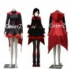 Coserz RWBY Red Trailer Ruby Rose Cosplay Costume Ruby Costume For Halloween