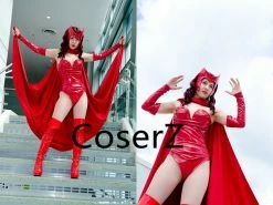 Coserz Promotion Custom Scarlet Witch Costume With Full Outfits And Boots