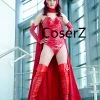 Coserz Promotion Custom Scarlet Witch Costume With Full Outfits And Boots
