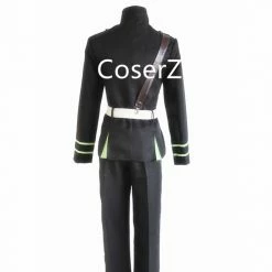 Coserz Custom Seraph Of The End Yuichiro Hyakuya Cosplay Costume With Coat Strap Belt Pants Military Suit