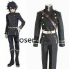 Coserz Custom Seraph Of The End Yuichiro Hyakuya Cosplay Costume With Coat Strap Belt Pants Military Suit