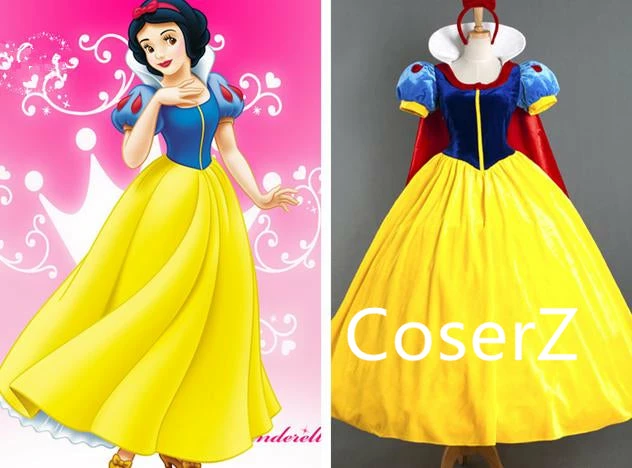 Custom-made Princess Snow White Dress, Snow White Costume 3 Custom-made Princess Snow White Dress, Snow White Costume