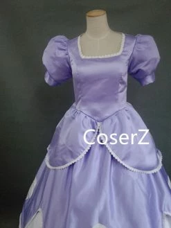 Coserz Princess Sofia Dress Sofia Cosplay Costume Adult Girls Promotion