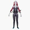 Coserz Spider Gwen Stacy Costume Spandex Zentai Spiderman Cosplay Costume 3D Print Promotion 2 Coserz Spider Gwen Stacy Costume Spandex Zentai Spiderman Cosplay Costume 3D Print Promotion