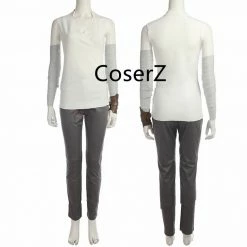 Coserz Promotion Star Wars 8 The Last Jedi Rey Costume Halloween Cosplay Costume Without Boots 10 Coserz Promotion Star Wars 8 The Last Jedi Rey Costume Halloween Cosplay Costume Without Boots