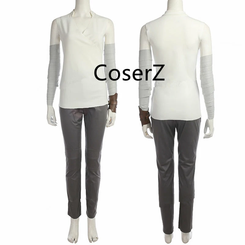 Coserz Promotion Star Wars 8 The Last Jedi Rey Costume Halloween Cosplay Costume Without Boots 5 Coserz Promotion Star Wars 8 The Last Jedi Rey Costume Halloween Cosplay Costume Without Boots