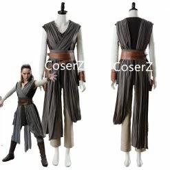 Coserz Star Wars 8 The Last Jedi Rey Costume For Adult Rey Cosplay Costume Promotion
