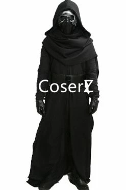 Coserz Star Wars Deluxe Kylo Ren Costume, The Force Awakens Cosplay Villain Kylo Ren Cosplay Costume Promotion