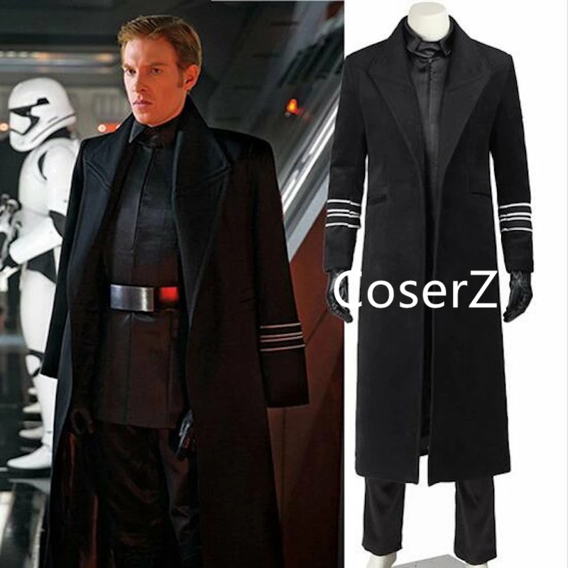 Coserz Movie Star Wars General Hux Cosplay Costume Full Outfit Promotion 3 Coserz Movie Star Wars General Hux Cosplay Costume Full Outfit Promotion