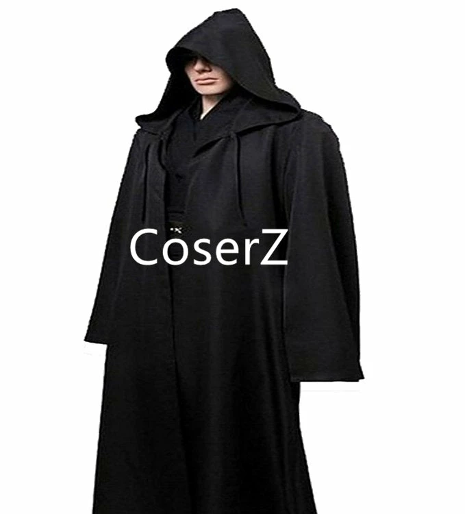 Coserz Star Wars Men Tunic Hooded Robe Cloak Cosplay Costume Promotion 3 Coserz Star Wars Men Tunic Hooded Robe Cloak Cosplay Costume Promotion