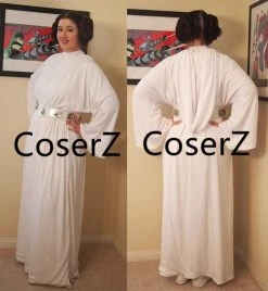Coserz Star Wars White Leia Dress, Princess Leia Cosplay Costume Promotion