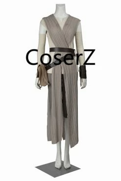 Coserz Star Wars The Force Awakens Rey Cosplay Costume Rey Dress Halloween