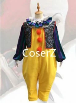 Coserz Stephen King's It Pennywise Fancy Suit Pennywise Cosplay Costume Halloween Promotion