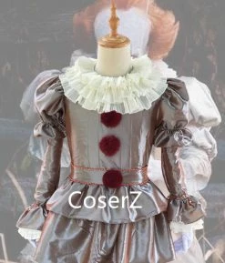 Coserz Promotion Halloween Stephen King's It Pennywise Cosplay Costume Clown Full Set