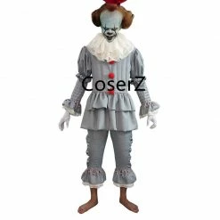 Coserz Promotion Custom Stephen King's It Pennywise Cosplay Costume Clown Halloween Christmas