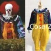 Coserz Stephen King's It Pennywise Fancy Suit Pennywise Cosplay Costume Halloween Promotion