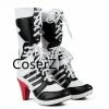 Coserz Custom Suicide Squad Clown Harley Quinn Boots Cosplay Women Shoes Promotion