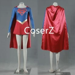 Coserz Supergirl Costume Superwoman Cosplay Dress Halloween Costume For Adult Plus Size Promotion