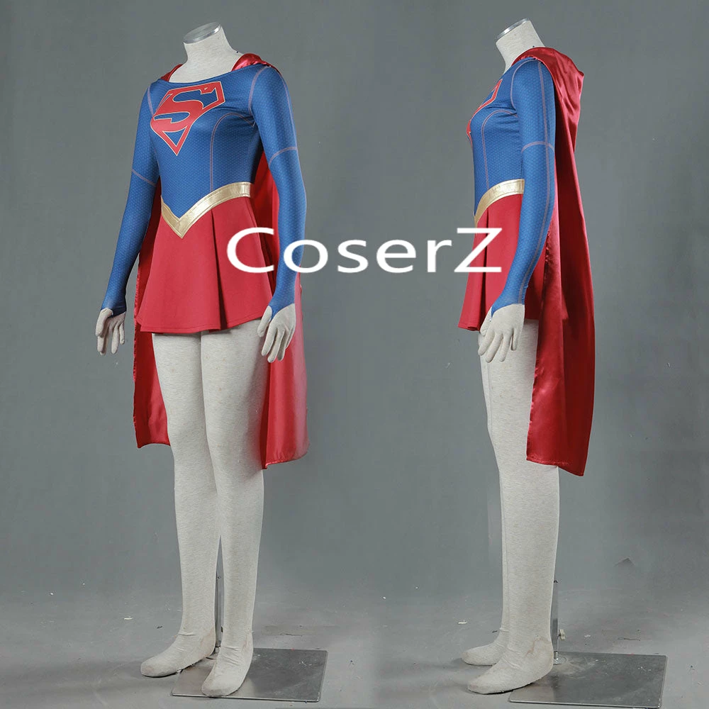 Coserz Supergirl Costume Superwoman Cosplay Dress Halloween Costume For Adult Plus Size Promotion 5 Coserz Supergirl Costume Superwoman Cosplay Dress Halloween Costume For Adult Plus Size Promotion