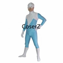Coserz Promotion Superhero Frozone Costume Halloween Party Cosplay Zentai Suit 9 Coserz Promotion Superhero Frozone Costume Halloween Party Cosplay Zentai Suit
