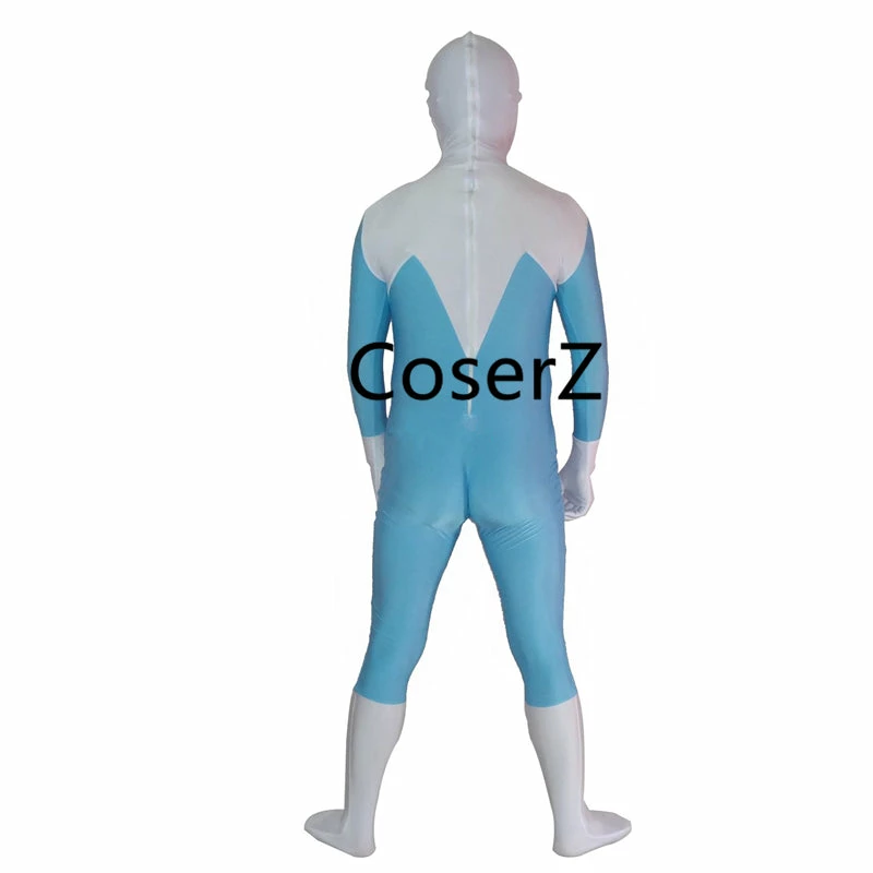 Coserz Promotion Superhero Frozone Costume Halloween Party Cosplay Zentai Suit 6 Coserz Promotion Superhero Frozone Costume Halloween Party Cosplay Zentai Suit