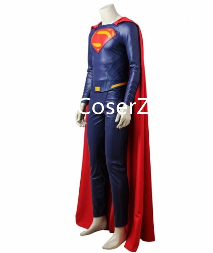 Coserz Promotion Custom Justice League Superman Costume Clark Kent Cosplay Costume 4 Coserz Promotion Custom Justice League Superman Costume Clark Kent Cosplay Costume