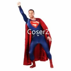 Coserz Superman Costume Adult Spandex Cosplay Superhero Movie Costumes Promotion