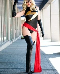 Comic Custom-made Ms Marvel Cosplay Costume, Ms Marvel Cosplay Carol Danvers Cosplay Costume
