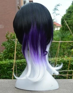 Game Sombra Wig, Sombra Cosplay Wig Ombre Cosplay Wig