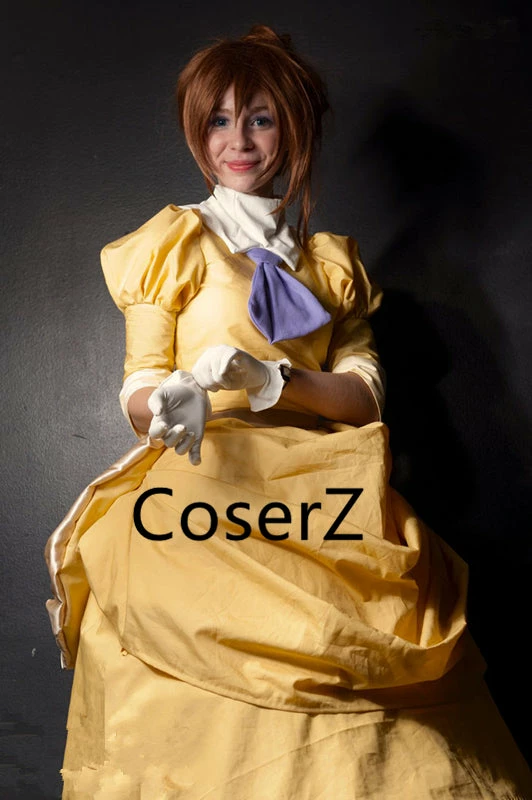 Coserz Promotion Tarzan And Jane Porter Costume, Jane Dress Cosplay Costume With Gloves 3 Coserz Promotion Tarzan And Jane Porter Costume, Jane Dress Cosplay Costume With Gloves