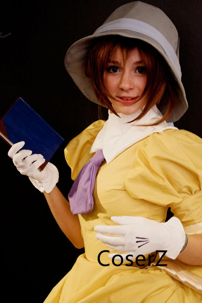 Coserz Promotion Tarzan And Jane Porter Costume, Jane Dress Cosplay Costume With Gloves 5 Coserz Promotion Tarzan And Jane Porter Costume, Jane Dress Cosplay Costume With Gloves