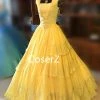 2017 Movie Beauty And The Beast Princess Belle Dress, Belle Costume Halloween Costume