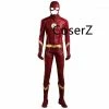 Coserz The Flash Season 4 Barry Allen Cosplay Costume, Jacket Pants Mask Boots Custom For Halloween