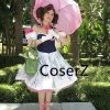Coserz Promotion The Haunted Mansion Sally Slater Dress Ballerina Costume Tight Rope Walker Costume