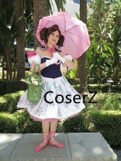 Coserz Promotion The Haunted Mansion Sally Slater Dress Ballerina Costume Tight Rope Walker Costume
