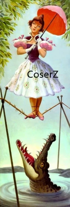 Coserz The Haunted Mansion Tight Rope Walker Costume Sally Slater Ballerina Cosplay Costume Promotion