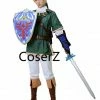 Coserz Promotion The Legend Of Zelda Link Cosplay Costume, Green Link Costume Only